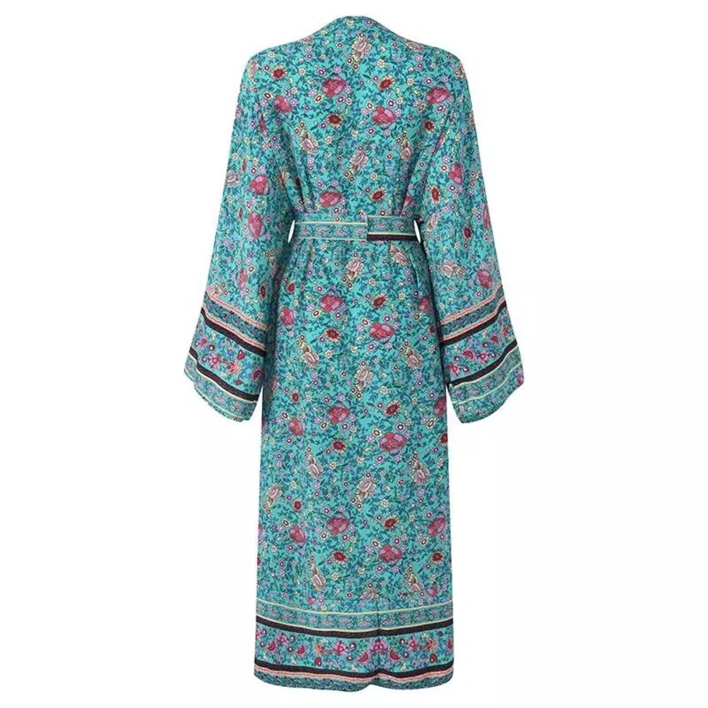5⭐️ FAV BESTSELLER Floral Folk Town Robe Kimono - Picture 4 of 8